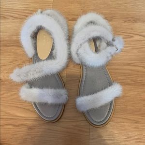 Valentino mink Sandals